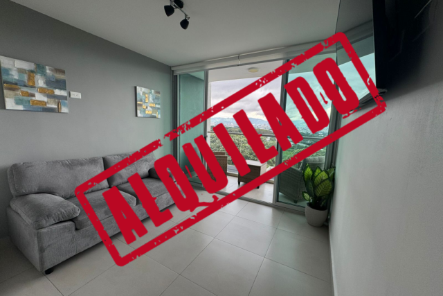 Se alquila apartamento amueblado, en condominio, en San Pablo de Heredia